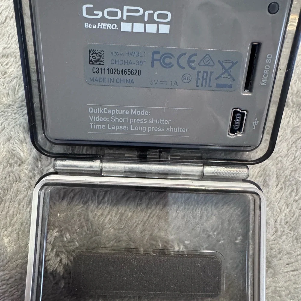 GoPro Hero Case in Silver and Black